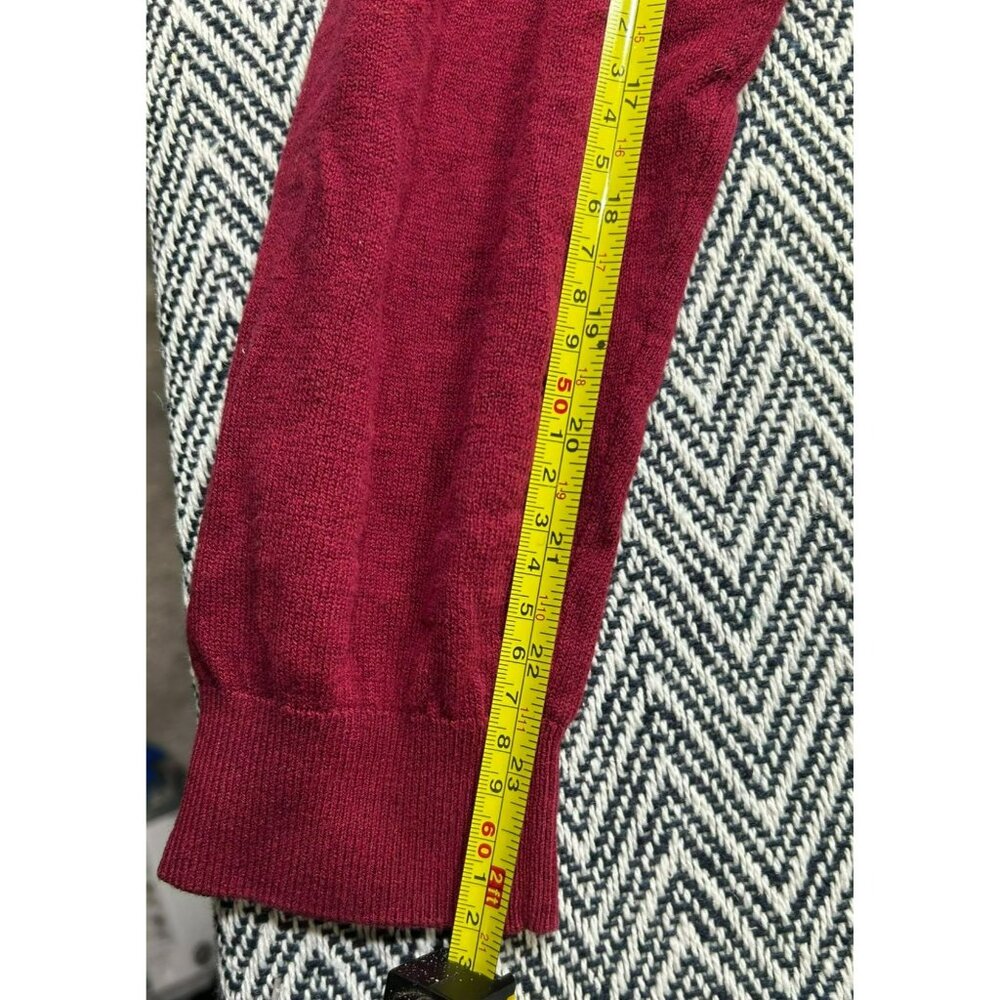 Paul Fredrick Men's XXL Red Mock Neck Sweater Long Sleeve Knit Pullover Casual/B - Picture 7 of 9